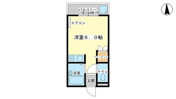 野里駅 徒歩6分 2階の物件間取画像